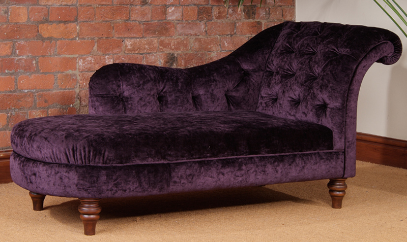 Contrast upholstery Sailsbury Chaise